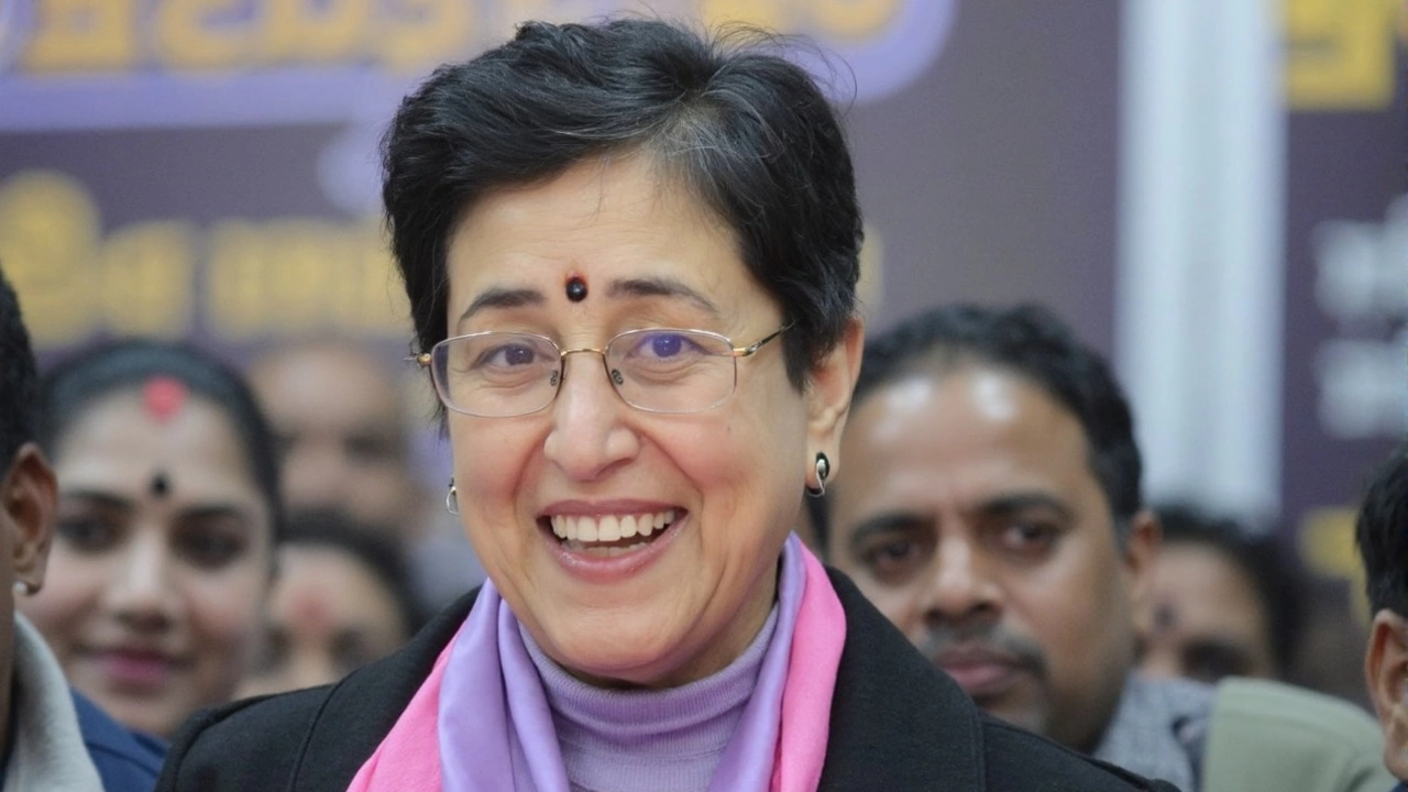 Atishi's Victory in Kalkaji Offers Solace for AAP Amidst BJP's Dominance in Delhi Elections