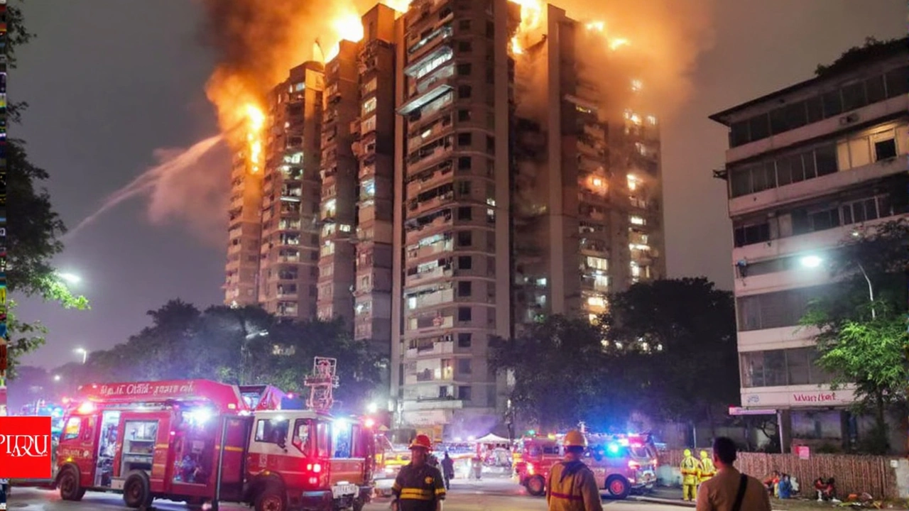 Tragic Fire in Mumbai High-Rise Claims One Life, Injures Three