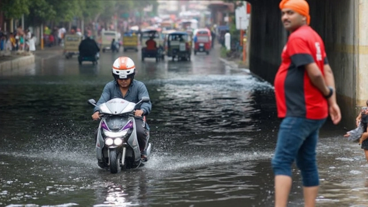 Delhi Rains: Heavy Showers Cool City But Snarl Traffic and Disrupt Flights