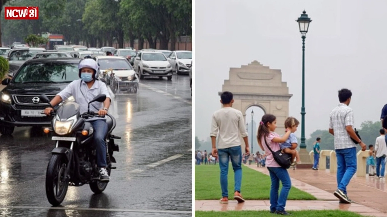 Delhi-NCR Enjoys Rainy Respite as Rajasthan and Northeast Brace for Heavy Downpours