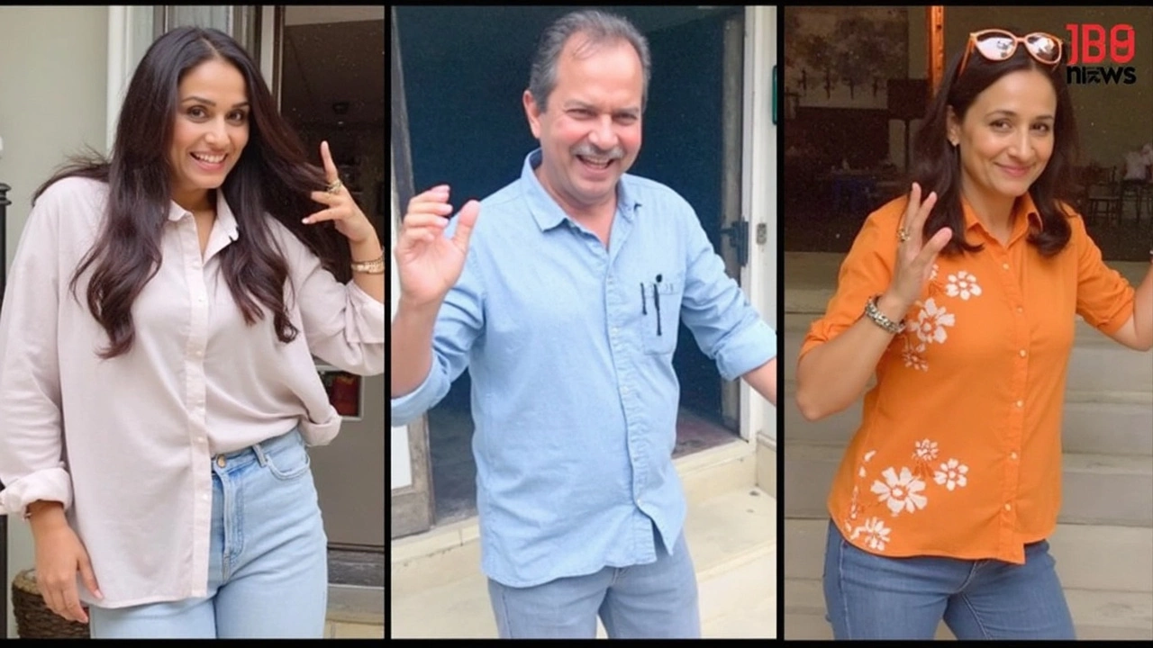 Farah Khan’s Cook Dilip Goes Viral After Playful Antics with Huma Qureshi and Saqib Saleem on ‘Dil Thaam Ke’ Set