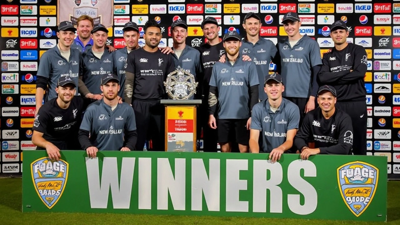 New Zealand Clinches Tri-Series Final Against Pakistan With Clinical Five-Wicket Win